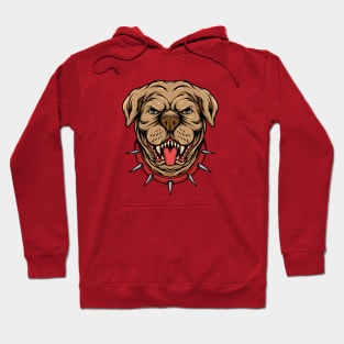 Mean Pitbull Head Hoodie